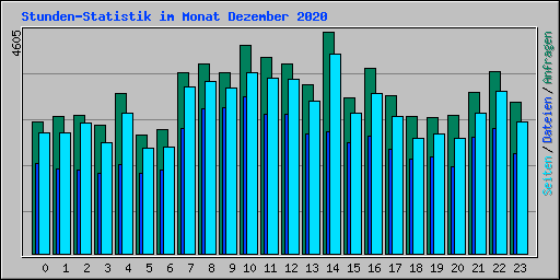 Stunden-Statistik im Monat Dezember 2020